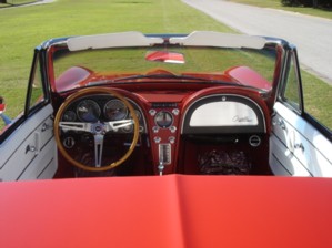 1965 CHEVROLET CORVETTE CONVERTIBLE Rear View